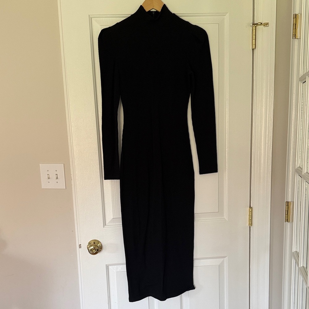 Smythe Black Midi Dress Size S